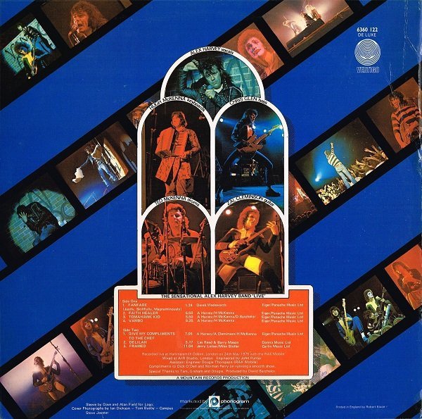 The Sensational Alex Harvey Band - Live (LP, Album) - Image 2