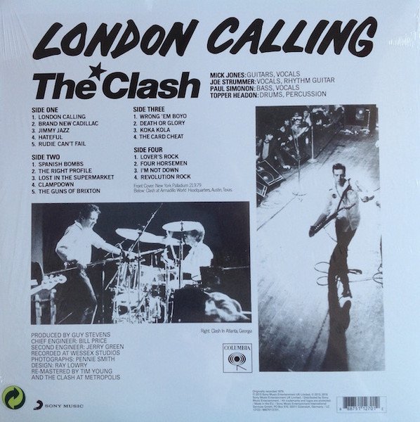 The Clash - London Calling (2xLP, Album, RE, RM, 180) - Image 2