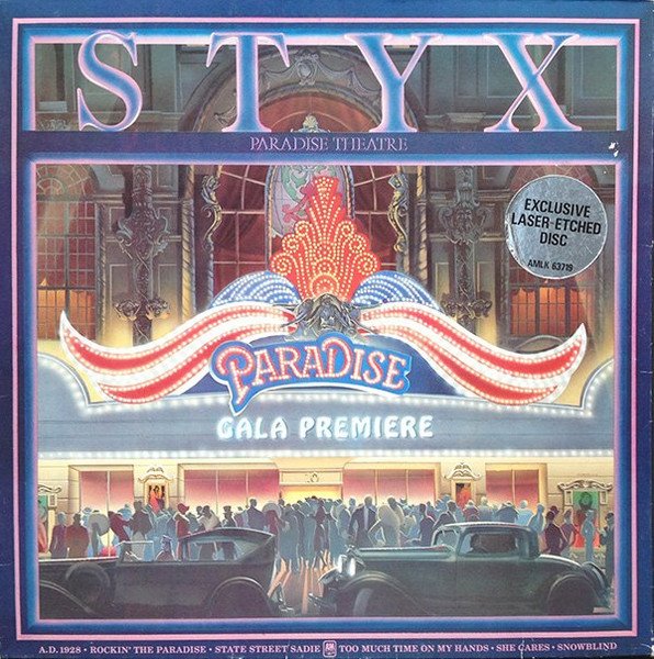 Styx - Paradise Theatre (LP, Album, Etch, Gat)