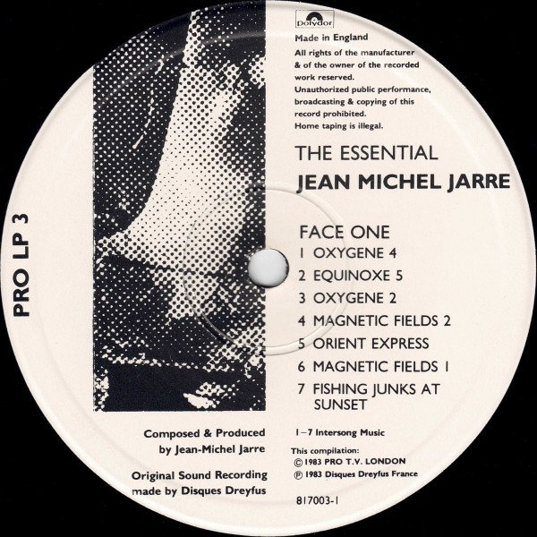 Jean Michel Jarre* - The Essential Jean Michel Jarre (LP, Comp) - Image 3