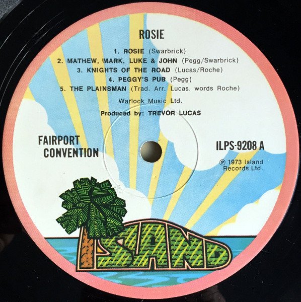 Fairport Convention - Rosie (LP, Album) - Image 3