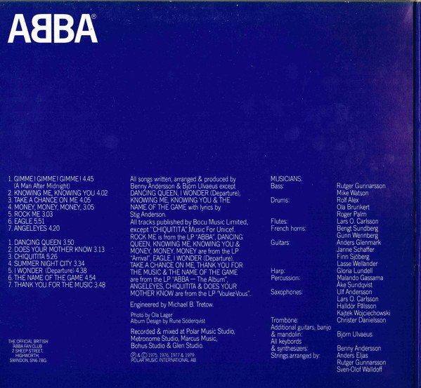ABBA - Greatest Hits Vol. 2 (LP, Comp, Gat) - Image 2