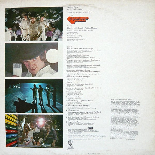 Various - Stanley Kubrick's A Clockwork Orange (Music From The Soundtrack) (LP, Album) - Image 2