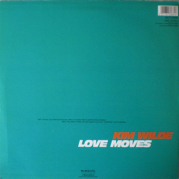 Kim Wilde - Love Moves (LP, Album) - Image 2