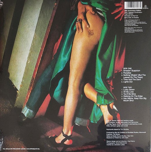 Dr. Feelgood - Sneakin' Suspicion (LP, Album, RE, RM, 50t) - Image 2