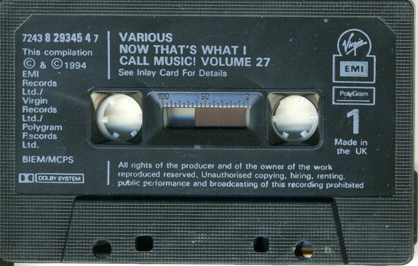 Various - Now That's What I Call Music! 27 (2xCass, Comp) - Image 3