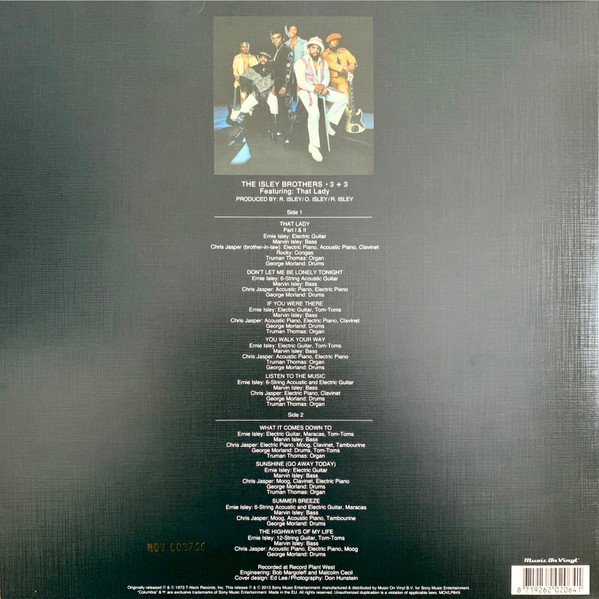 The Isley Brothers - 3 + 3 (LP, Album, Ltd, Num, RE, RP, Cry) - Image 2