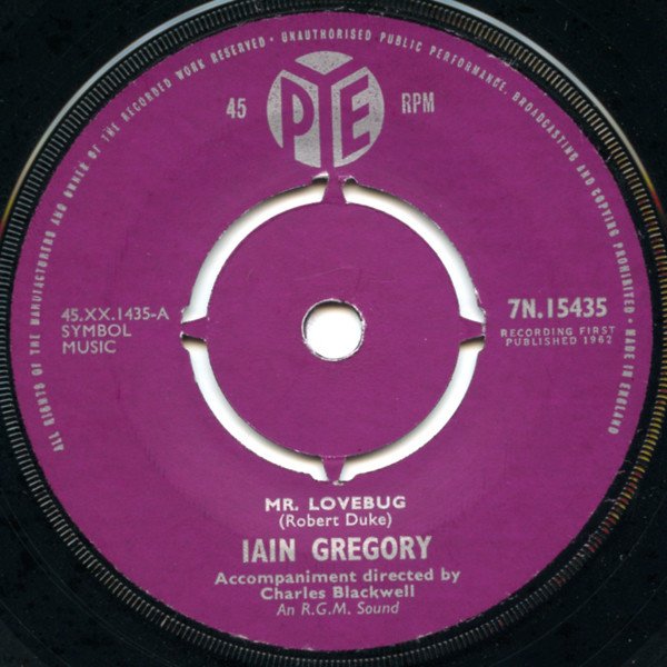 Iain Gregory - Mr. Lovebug (7")