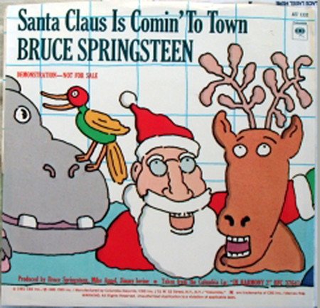 Bruce Springsteen - Santa Claus Is Comin' To Town (7", Single, Promo) - Image 2