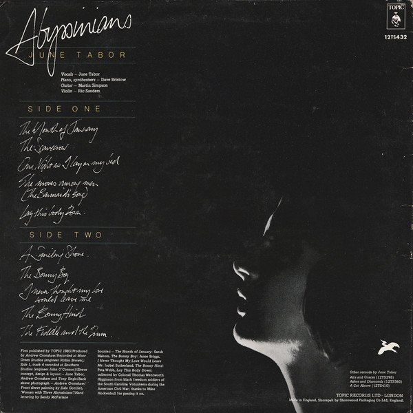 June Tabor - Abyssinians (LP, Album) - Image 2