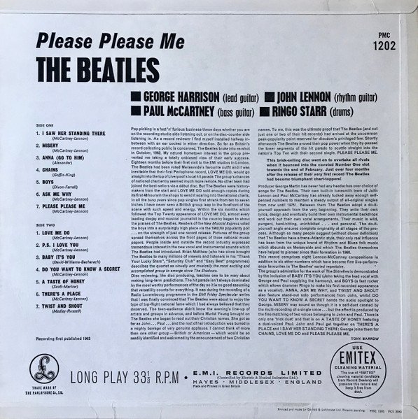 The Beatles - Please Please Me (LP, Album, Mono, RE, 5th) - Image 2