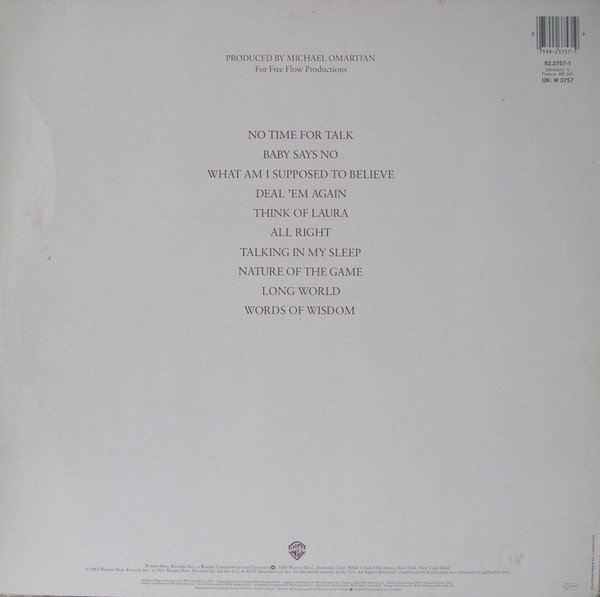 Christopher Cross - Another Page (LP, Album) - Image 2