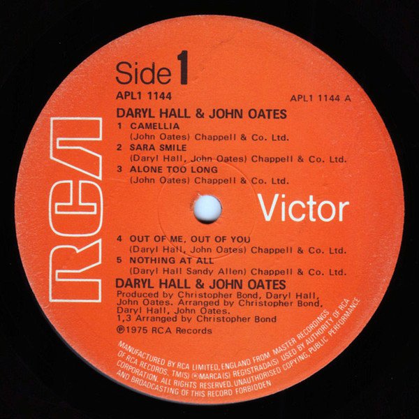 Daryl Hall & John Oates - Daryl Hall & John Oates (LP, Album) - Image 3