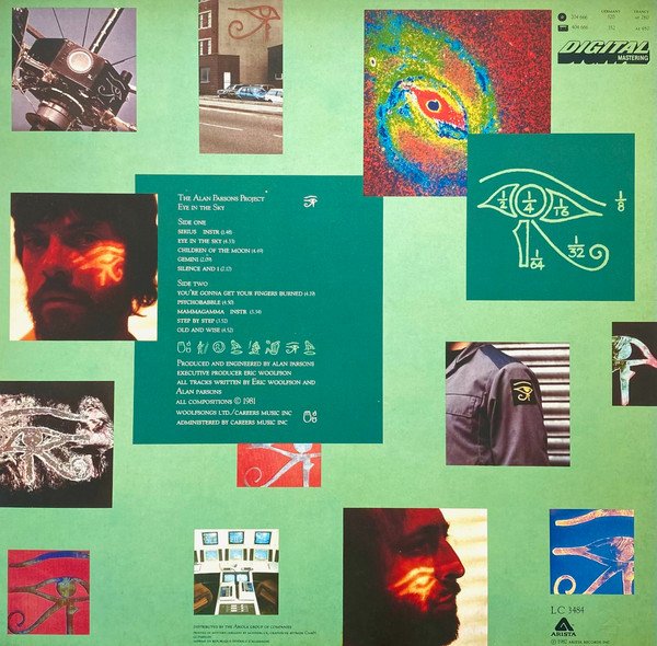 The Alan Parsons Project - Eye In The Sky (LP, Album) - Image 2