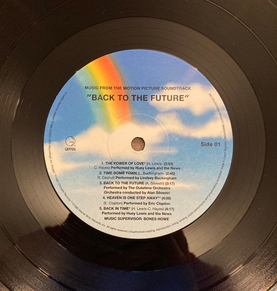 Various - Music from the Motion Picture Soundtrack-Back To The Future (LP, Album, Comp, RP) - Image 3