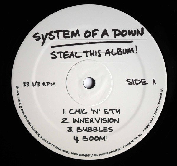 System Of A Down - Steal This Album! (2xLP, Album, RE) - Image 3