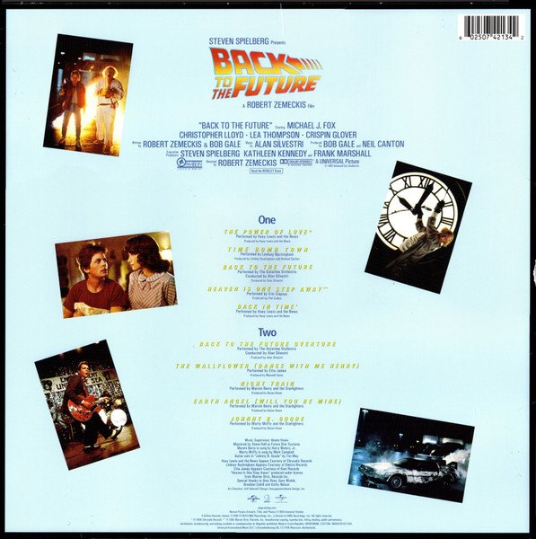 Various - Music from the Motion Picture Soundtrack-Back To The Future (LP, Album, Comp, RP) - Image 2