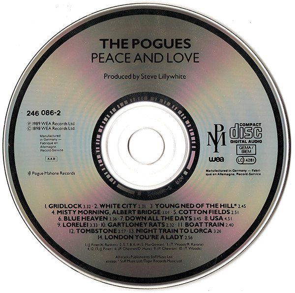 The Pogues - Peace And Love (CD, Album) - Image 3