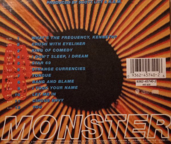 R.E.M. - Monster (CD, Album) - Image 2