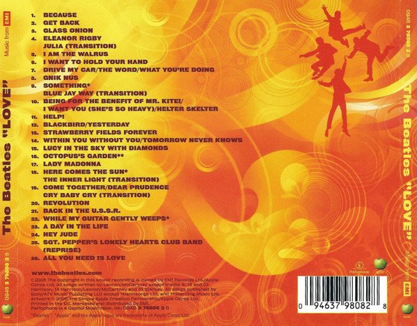 The Beatles - Love (CD, Album, P/Mixed) - Image 2