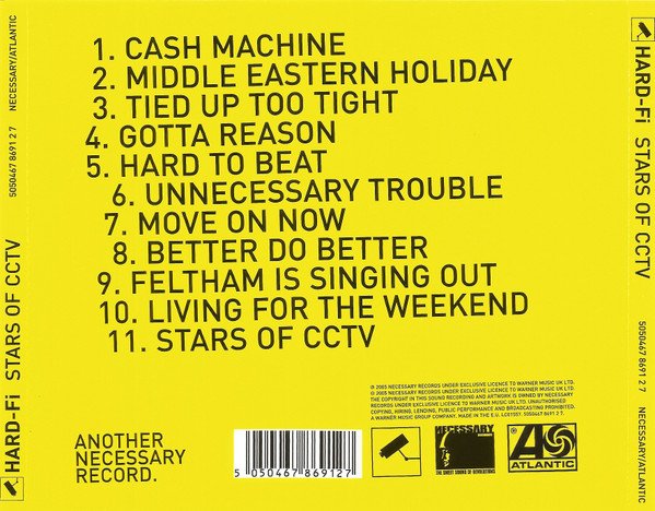 Hard-Fi - Stars Of CCTV (CD, Album) - Image 2