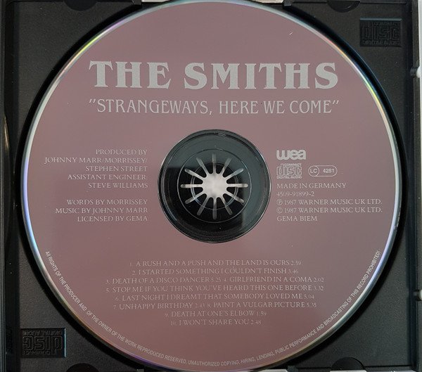 The Smiths - Strangeways, Here We Come (CD, Album, RE, Pru) - Image 3