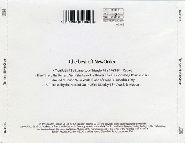 NewOrder* - (The Best Of) NewOrder (CD, Comp) - Image 2