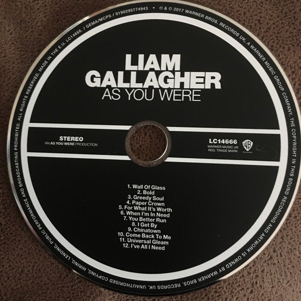 Liam Gallagher - As You Were (CD, Album) - Image 3