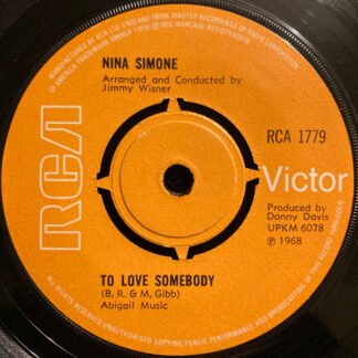 Nina Simone - To Love Somebody (7", Single)