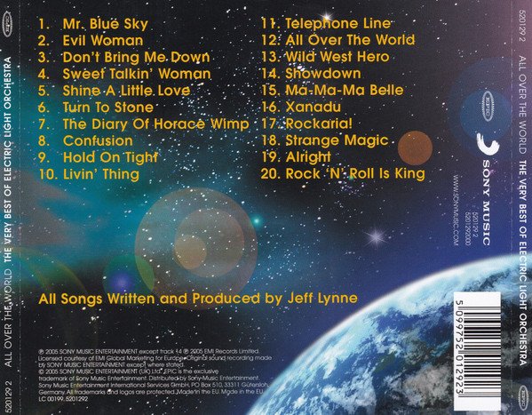 Electric Light Orchestra - All Over The World - The Very Best Of Electric Light Orchestra (CD, Comp, RP) - Image 2