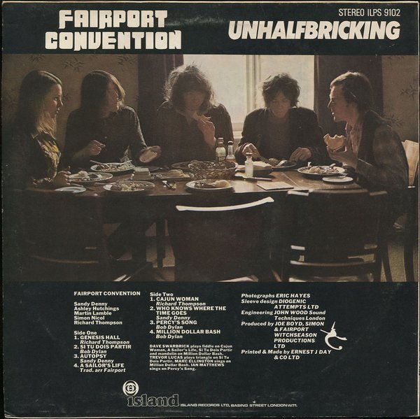 Fairport Convention - Unhalfbricking (LP, Album, RE) - Image 2