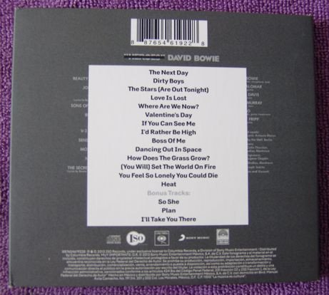 David Bowie - The Next Day (CD, Album, Dlx, Dig) - Image 3