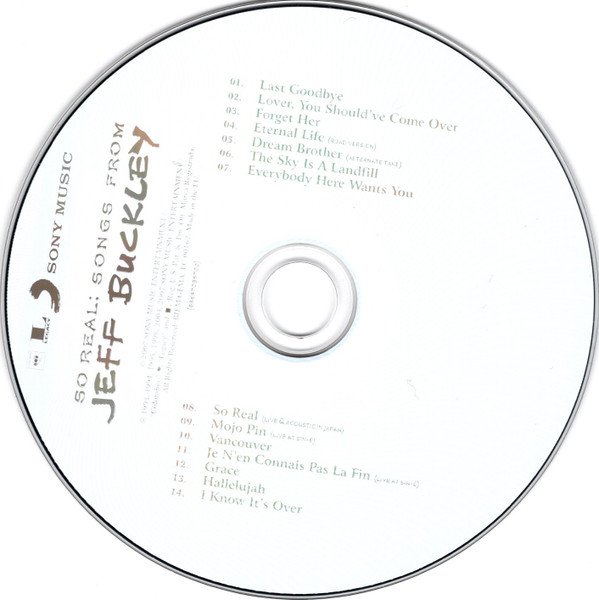 Jeff Buckley - So Real: Songs From Jeff Buckley (CD, Comp, RE) - Image 3