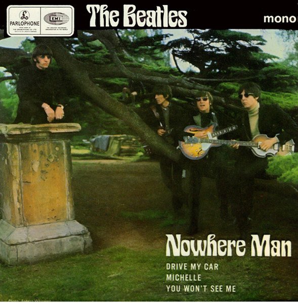 The Beatles - Nowhere Man (7", EP, Mono, RE)