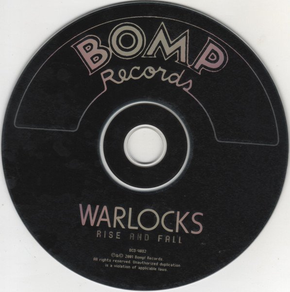 Warlocks* - Rise And Fall (CD, Album) - Image 3