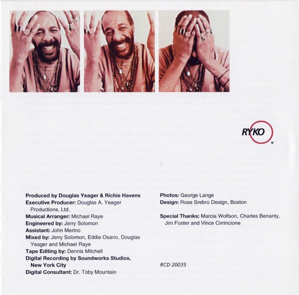 Richie Havens - Sings Beatles And Dylan (Old & New, Together & Apart) (CD, Album) - Image 3