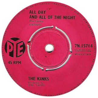 The Kinks - All Day And All Of The Night (7", Single, Pus)