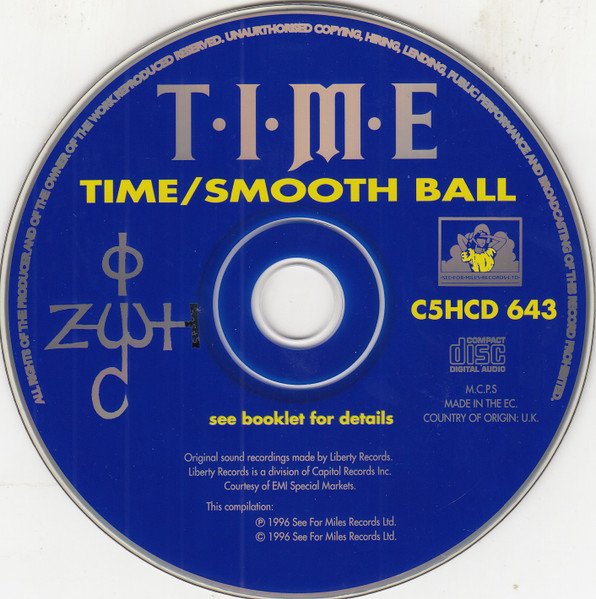T.I.M.E* - Time / Smooth Ball (CD, Comp, RE) - Image 3