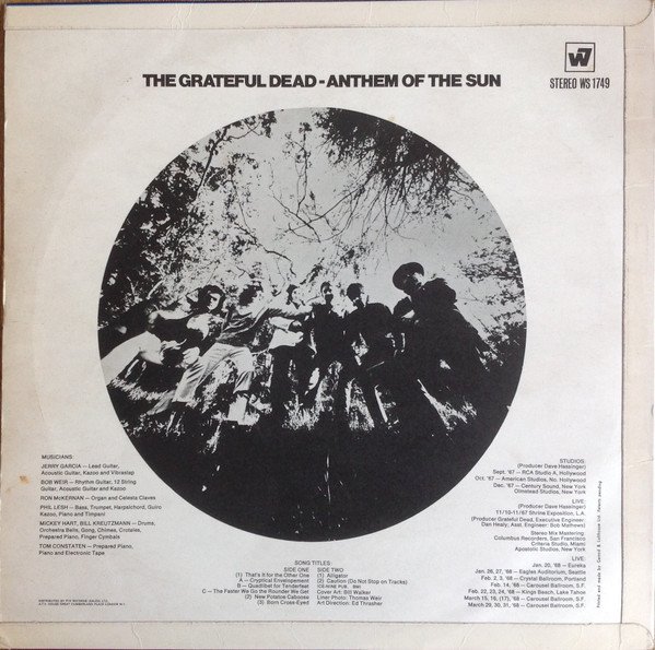 The Grateful Dead - Anthem Of The Sun (LP, Album, M/Print) - Image 2