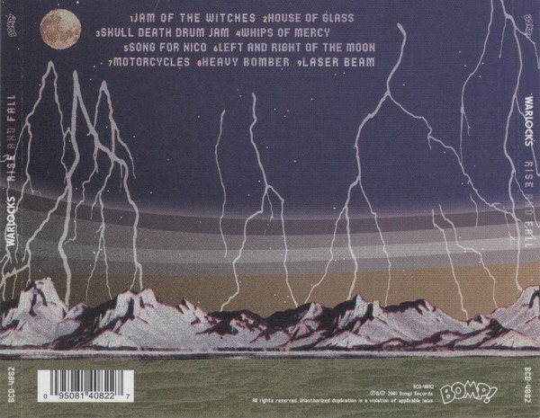 Warlocks* - Rise And Fall (CD, Album) - Image 2