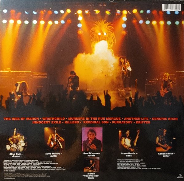 Iron Maiden - Killers (LP, Album, RE, RM) - Image 2