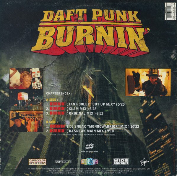 Daft Punk - Burnin' (12", Single) - Image 2