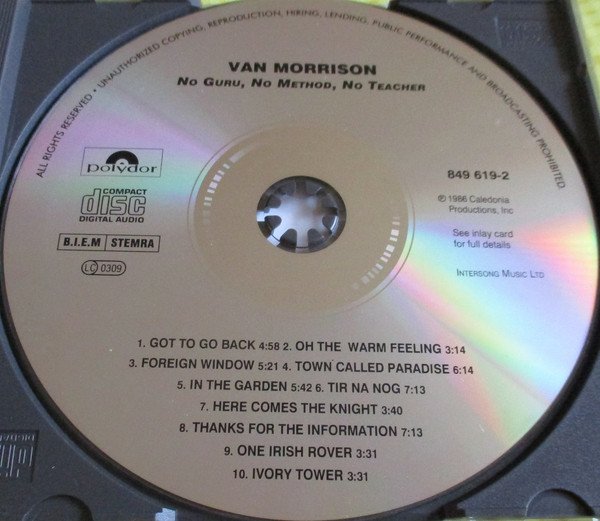 Van Morrison - No Guru, No Method, No Teacher (CD, Album, RE) - Image 3