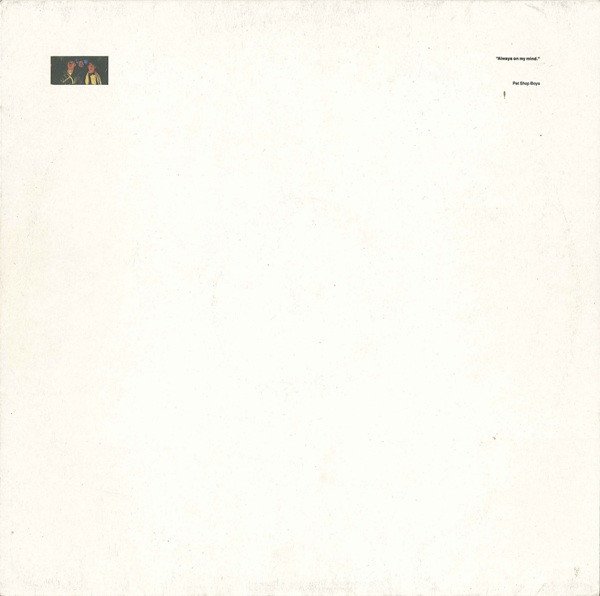 Pet Shop Boys - Always On My Mind (12", Maxi)