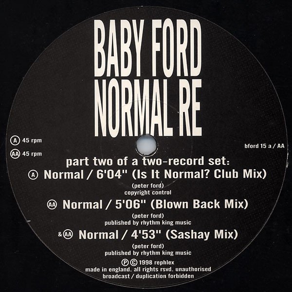 Baby Ford - Normal Re (12", 2/2) - Image 2