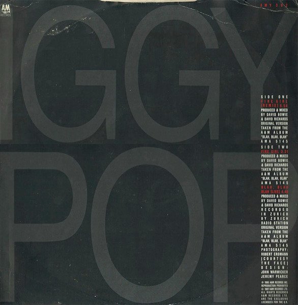 Iggy Pop - Fire Girl (12") - Image 2