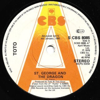 Toto - St. George And The Dragon (7", Promo)