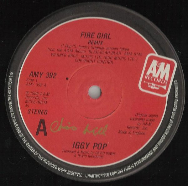 Iggy Pop - Fire Girl (12") - Image 3