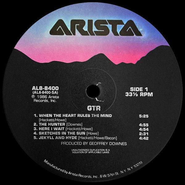 GTR (2) - GTR (LP, Album, Ind) - Image 3