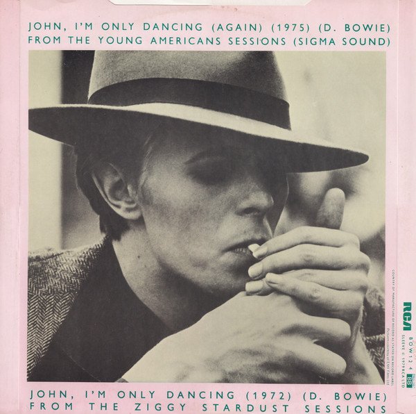 David Bowie - John, I'm Only Dancing (Again) (1975) / John, I'm Only Dancing (1972) (12", Single, Ltd) - Image 2